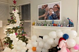 Balloon Christmas Decor | A Well Crafted Party