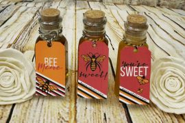 Honey Themed Valentines with Free Printables | A Well Crafted Party