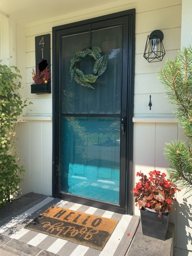 painted front door