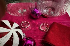 friendship bracelet wine tags