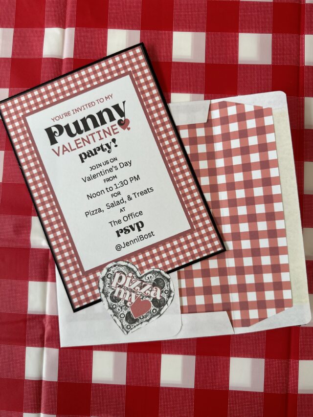 Punny Valentine Party Free Printable Invitation 