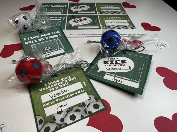 Soccer Valentine Free Printables – A Well Crafted Party