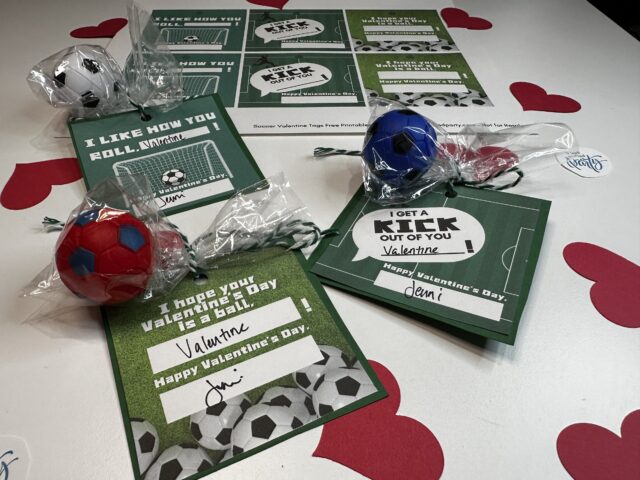 Soccer themed free printables and soccer fidget spinners