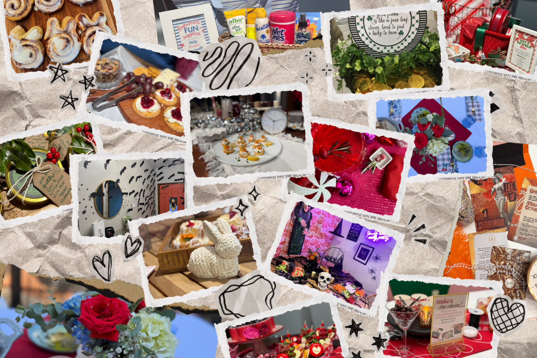 Photos of party ideas for holidays from a well crafted party
